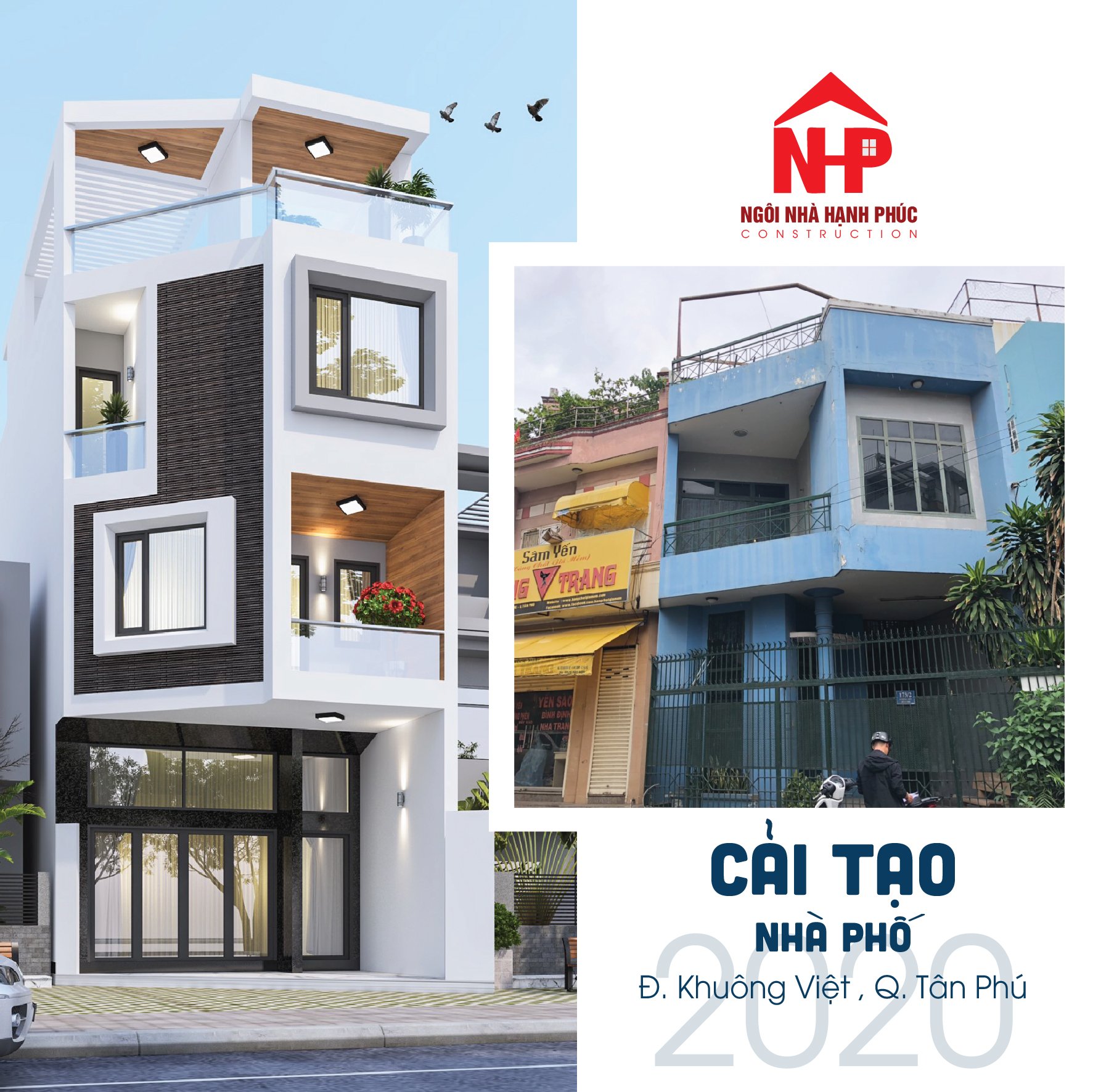 Cải tạo nhà phố siêu dễ thương TP.HCM