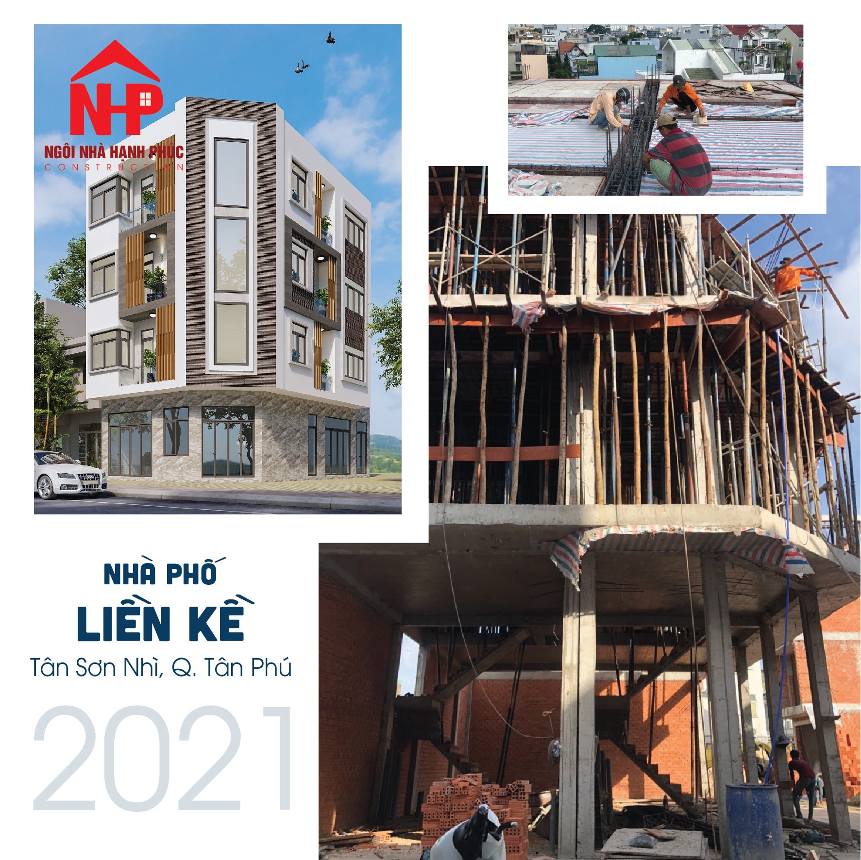 Nhà phố liền kề quận Tân Phú