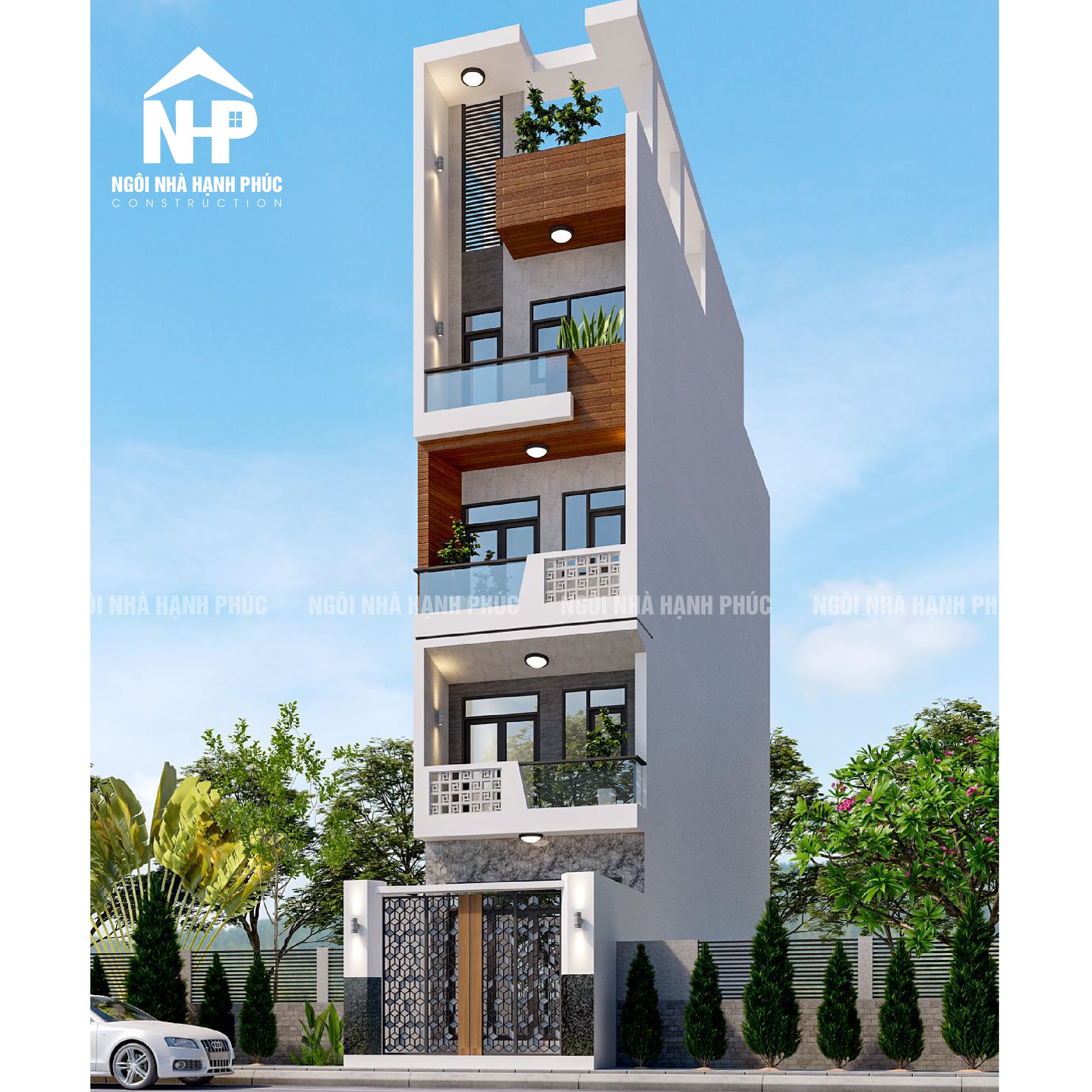 THIẾT KẾ NHÀ PHỐ 4X17 – TP.HCM