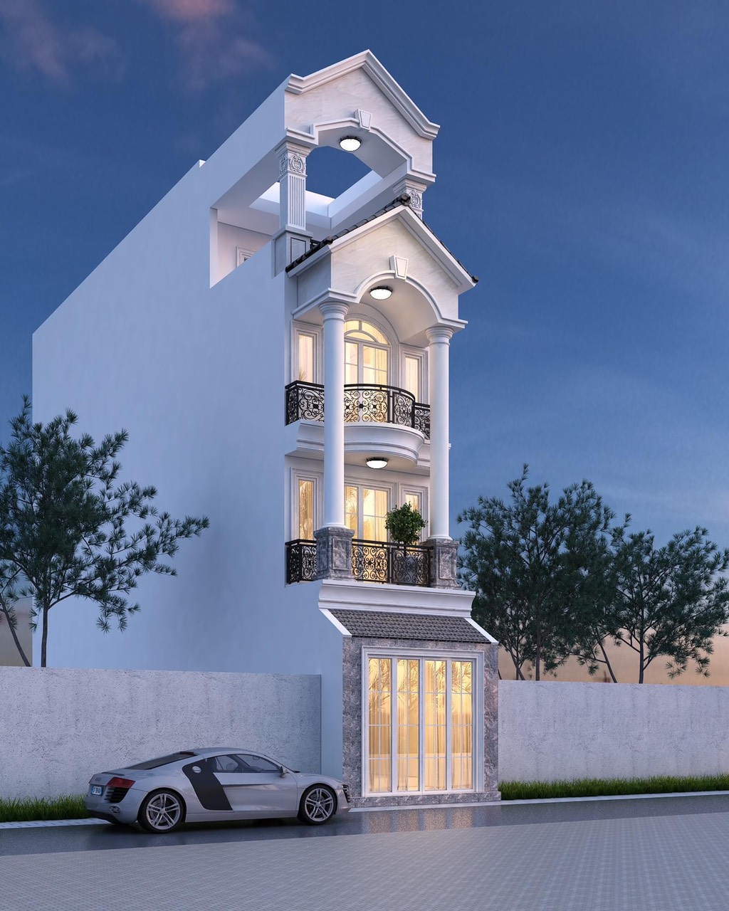 NHÀ PHỐ MÁI THÁI 4X16