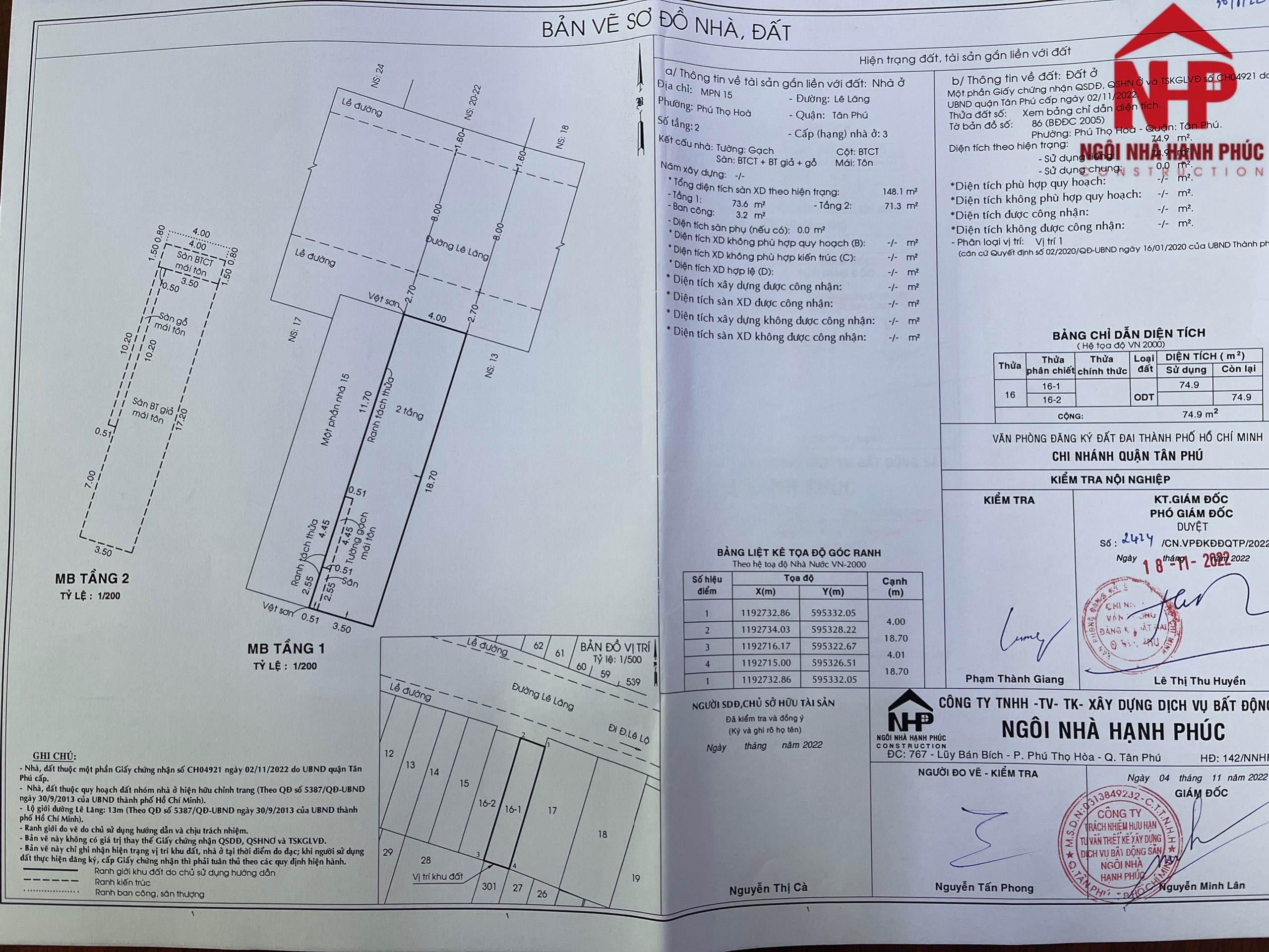 Dịch vụ tách thửa