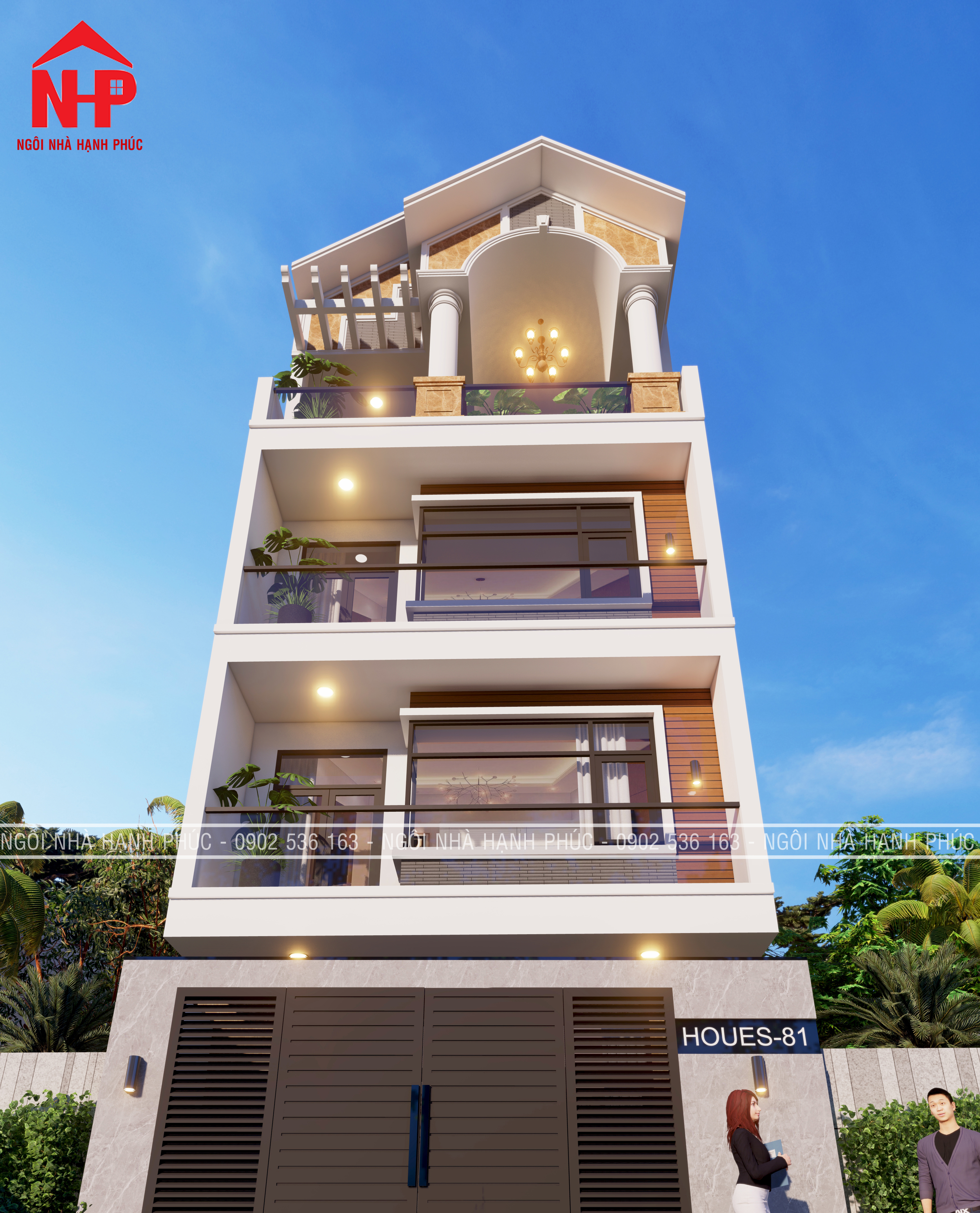 THIẾT KẾ NHÀ PHỐ TẠI ĐỖ BÍ-TÂN PHÚ