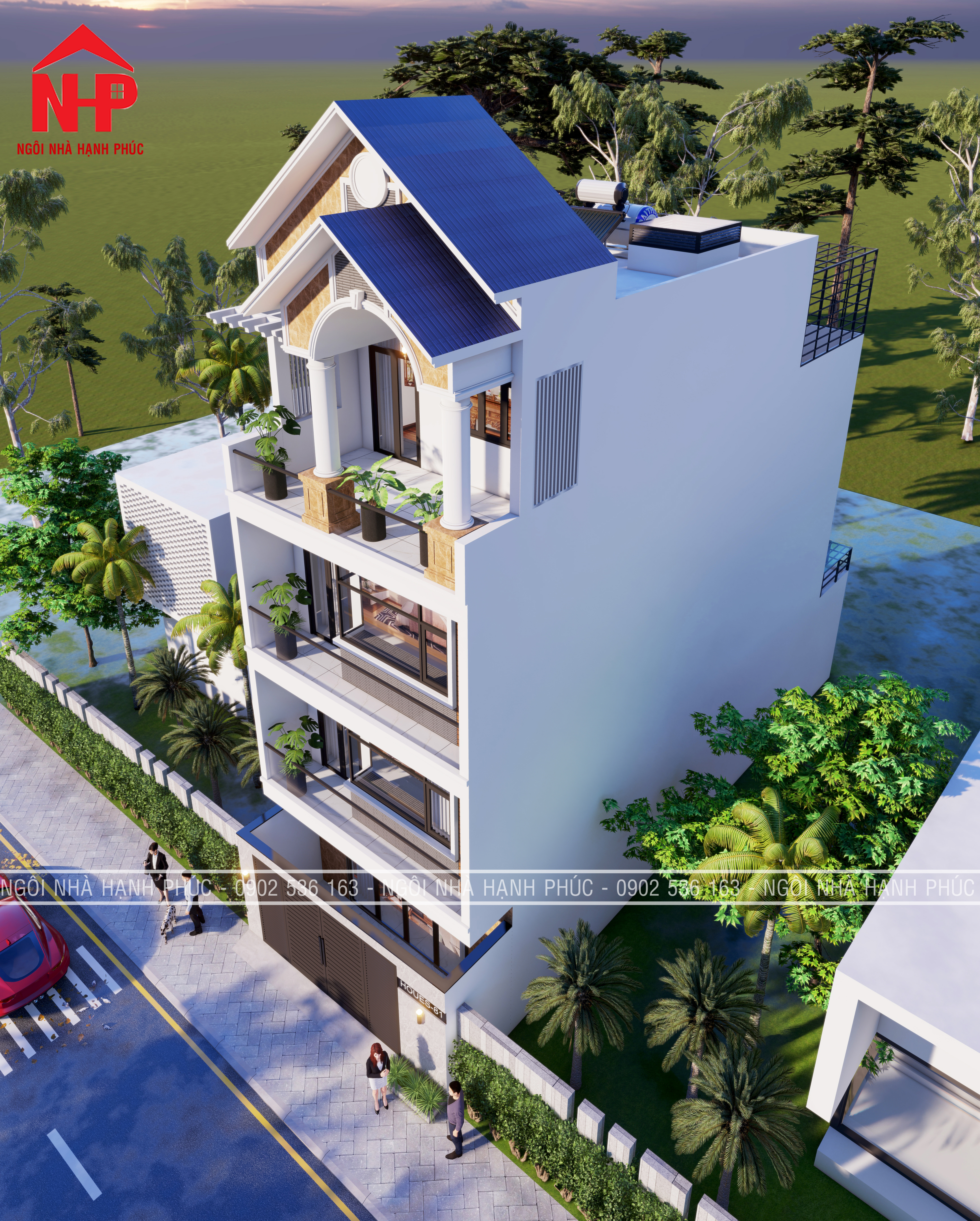 THIẾT KẾ NHÀ PHỐ TẠI ĐỖ BÍ-TÂN PHÚ