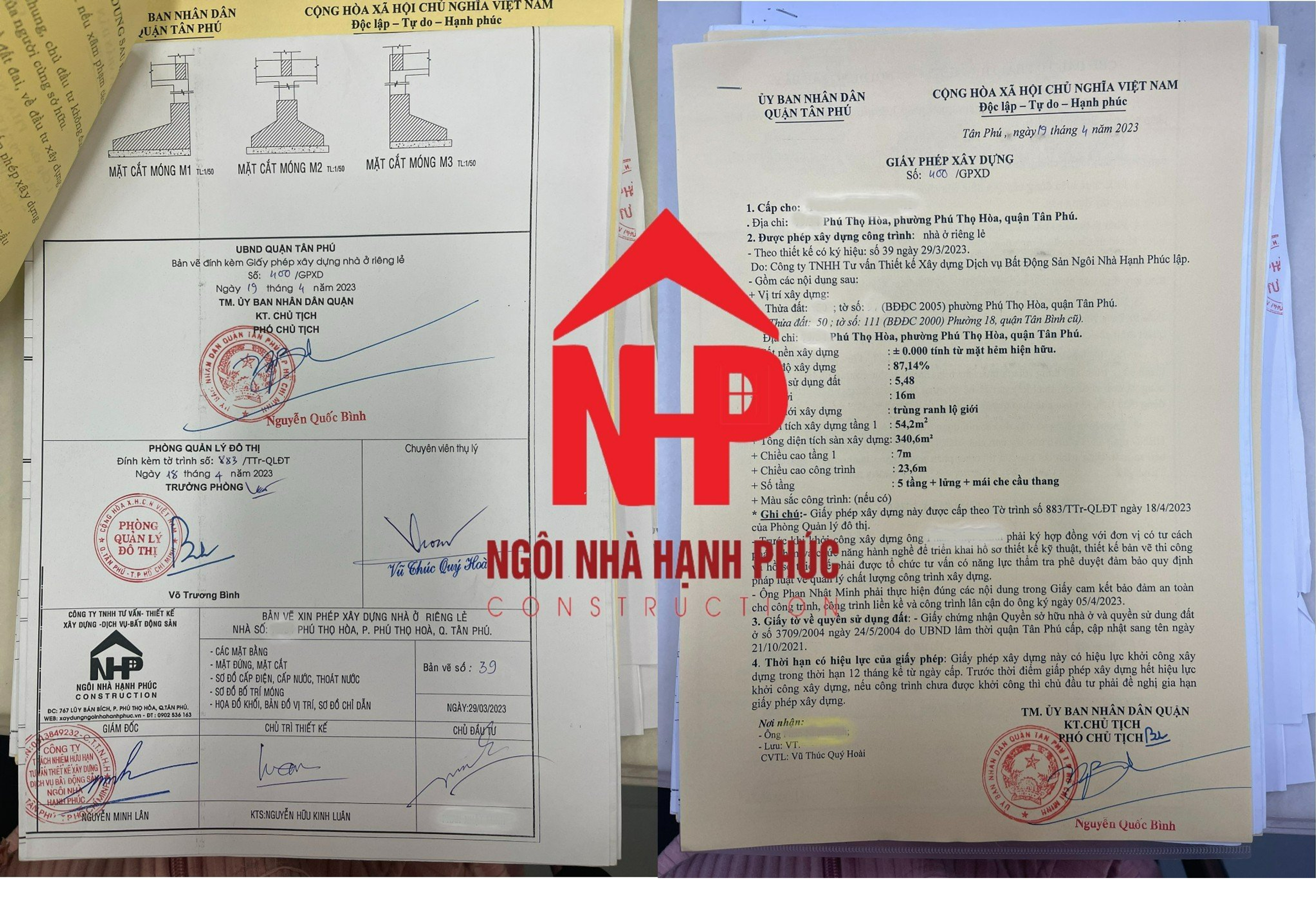 GIẤY PHÉP XÂY DỰNG GỬI KHÁCH HÀNG 4/2023