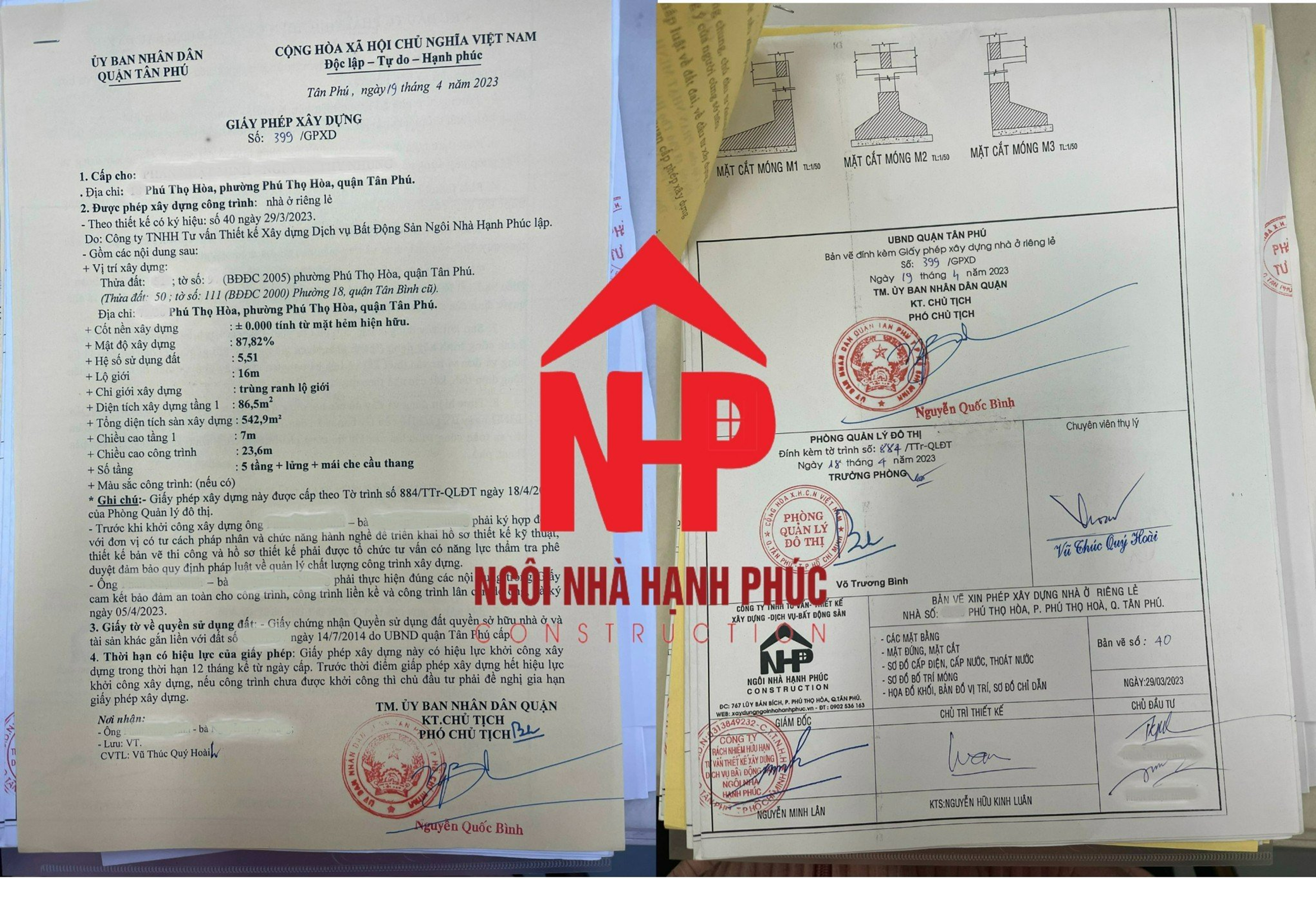 GIẤY PHÉP XÂY DỰNG GỬI KHÁCH HÀNG 4/2023