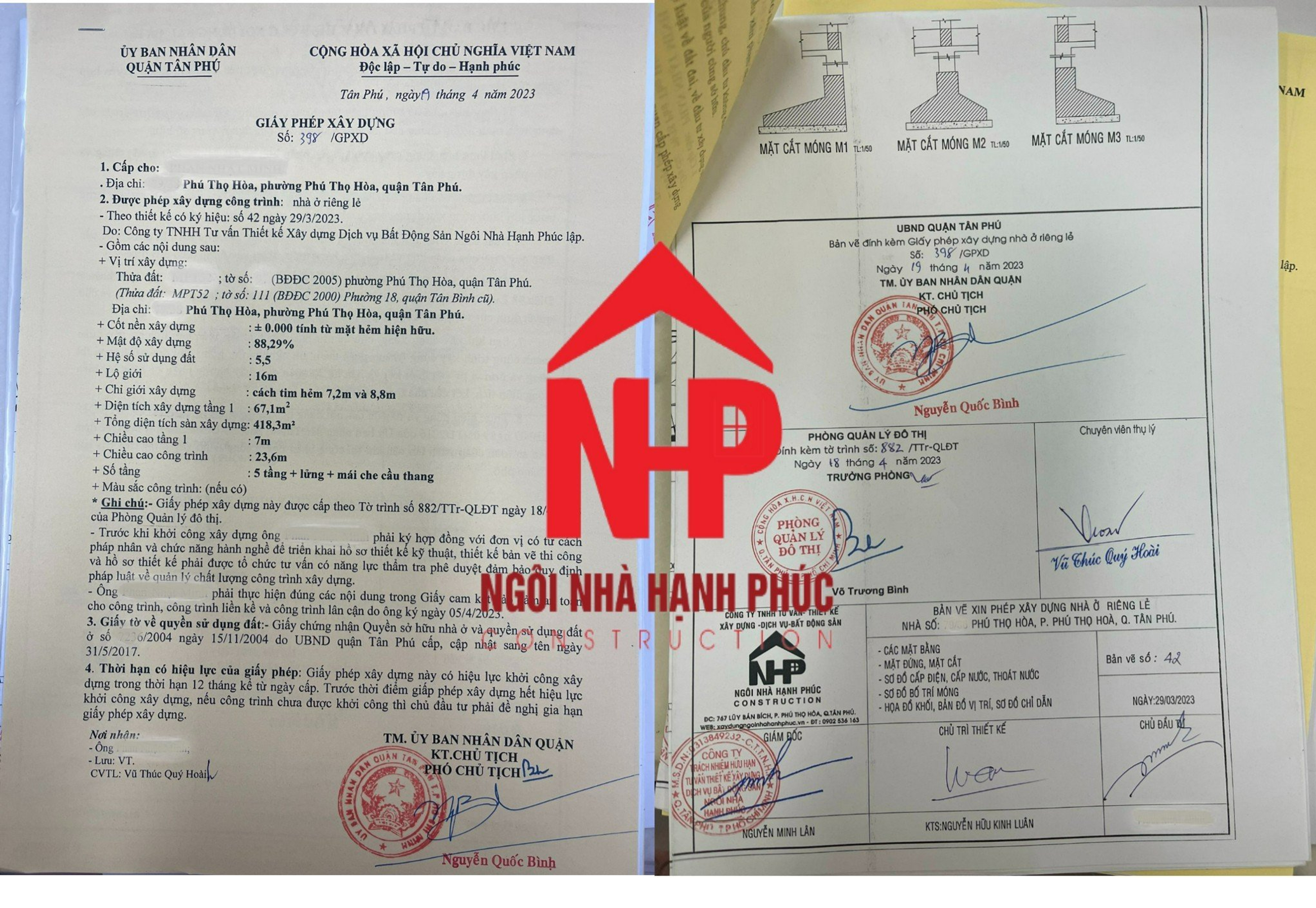 GIẤY PHÉP XÂY DỰNG GỬI KHÁCH HÀNG 4/2023