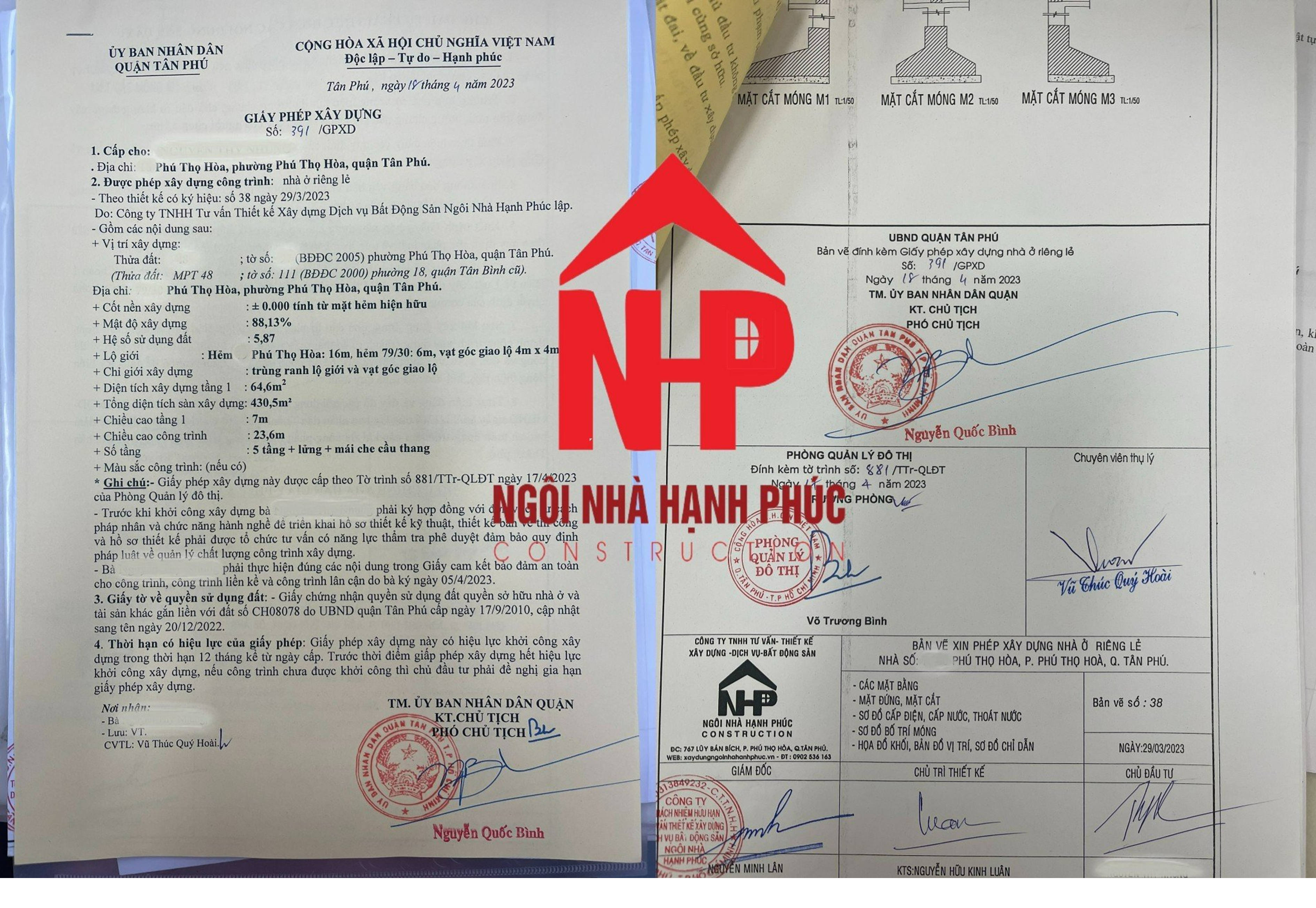 GIẤY PHÉP XÂY DỰNG GỬI KHÁCH HÀNG 4/2023