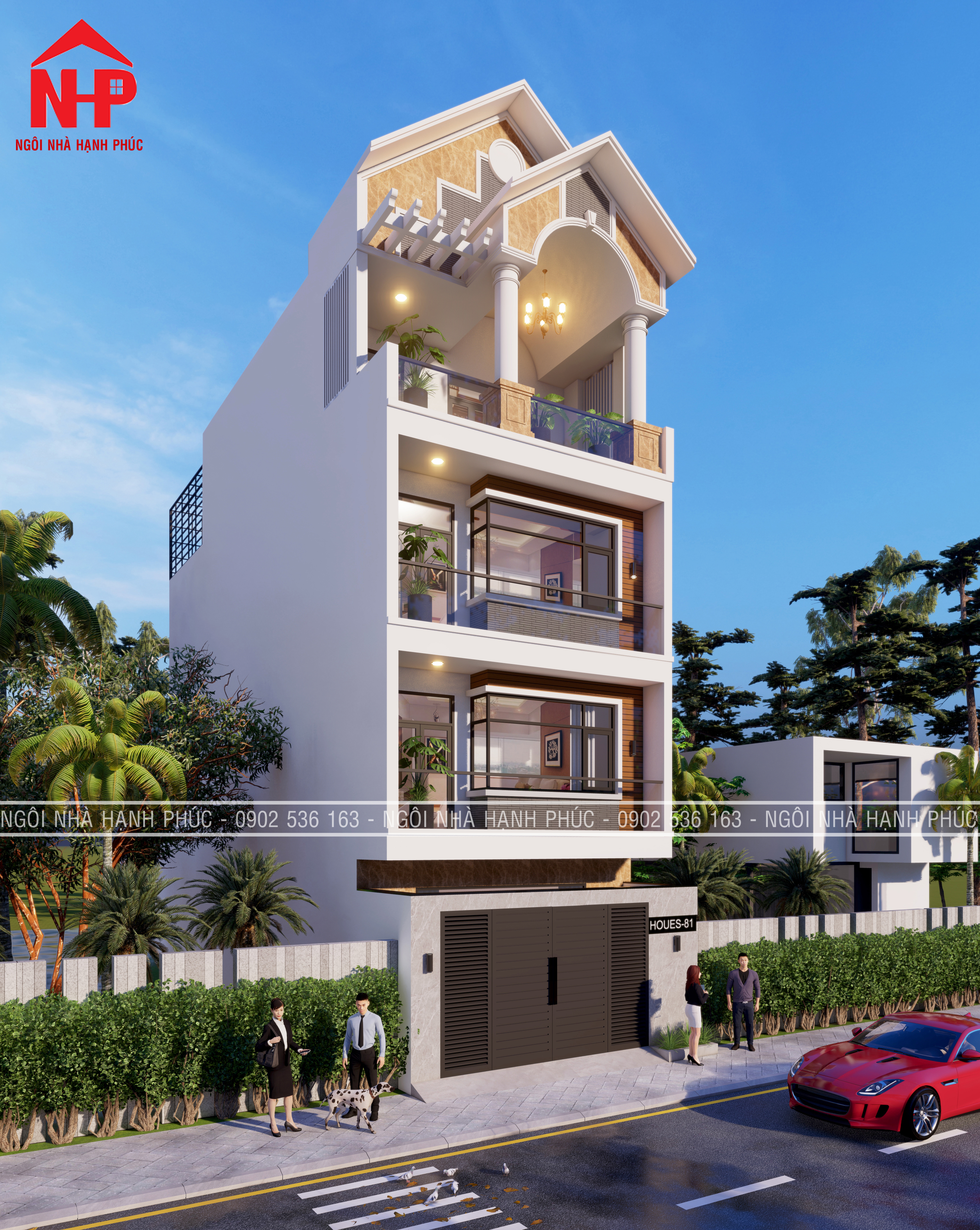 THIẾT KẾ NHÀ PHỐ TẠI ĐỖ BÍ-TÂN PHÚ