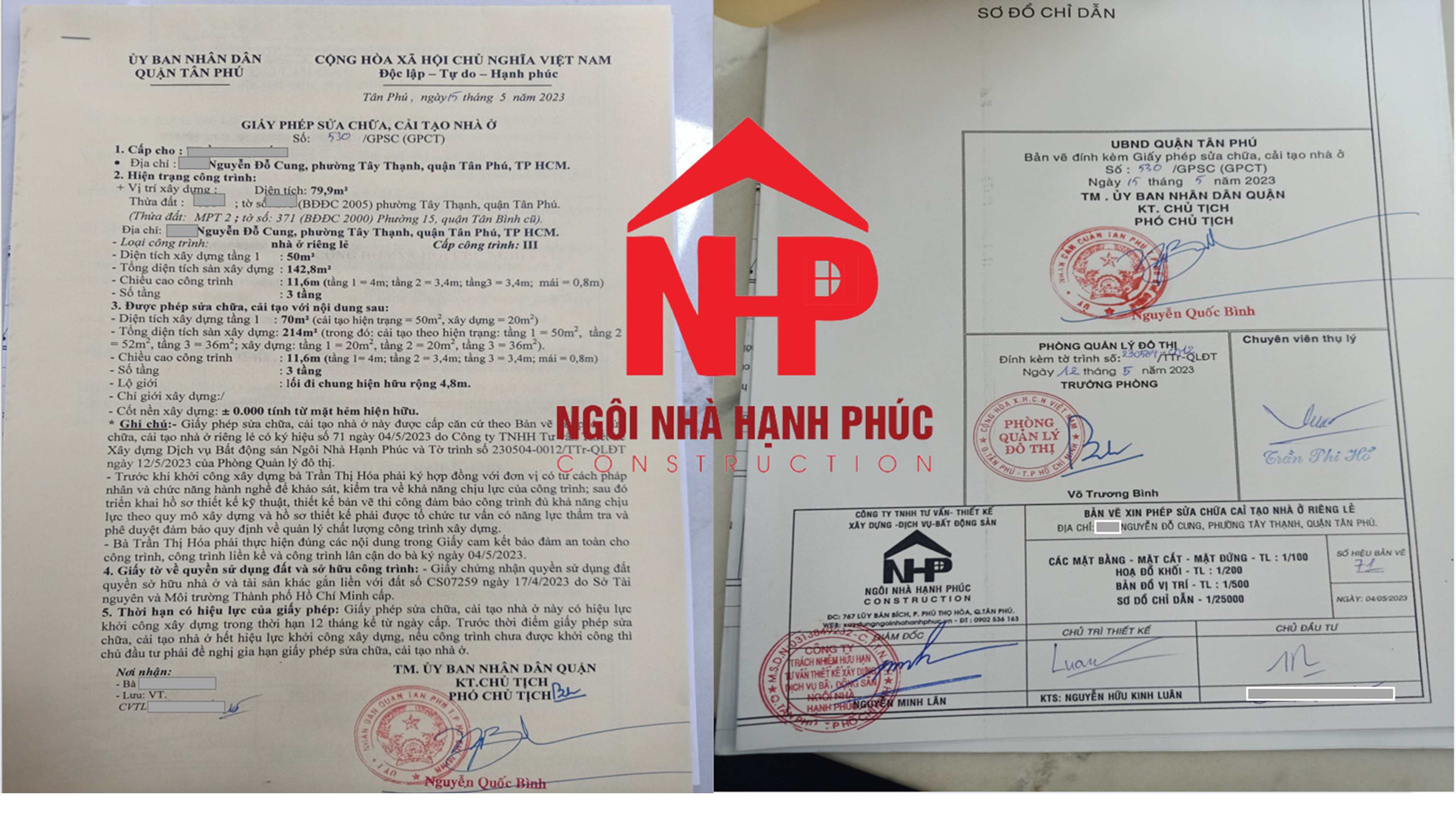 Xin phép xây dựng gửi khách 15-5/2023