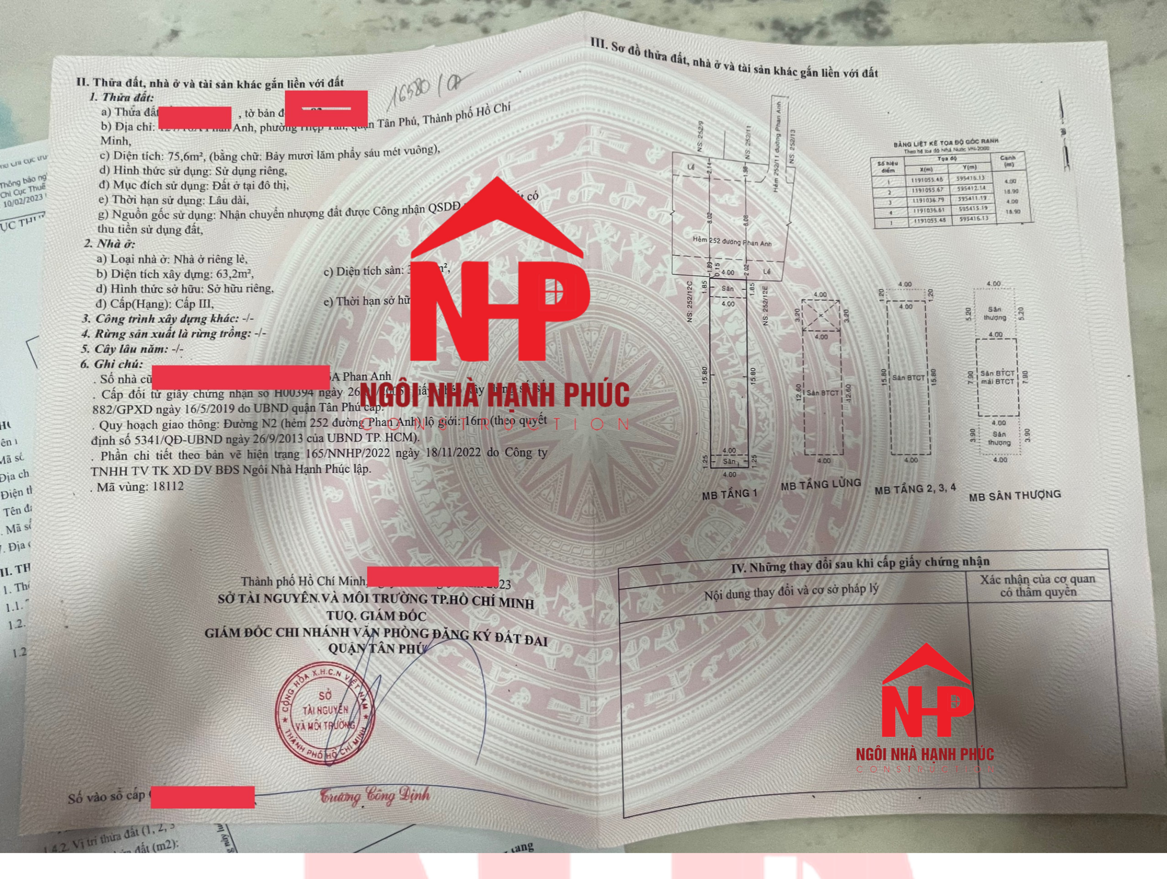 TRẢ SỔ KHÁCH HÀNG 2/2023