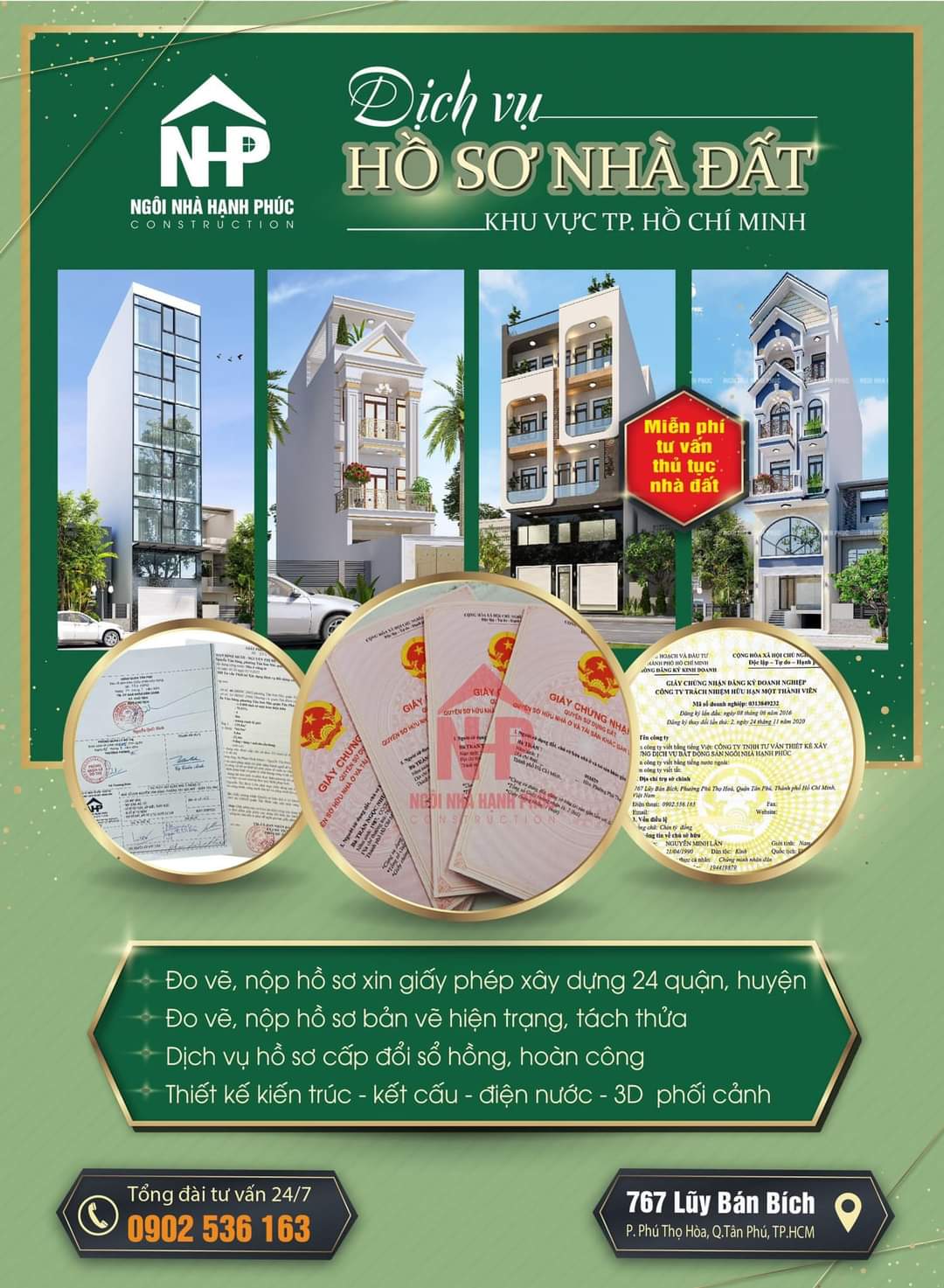 Pháp lý nhà đất, hoàn công, xin phép xây dưng