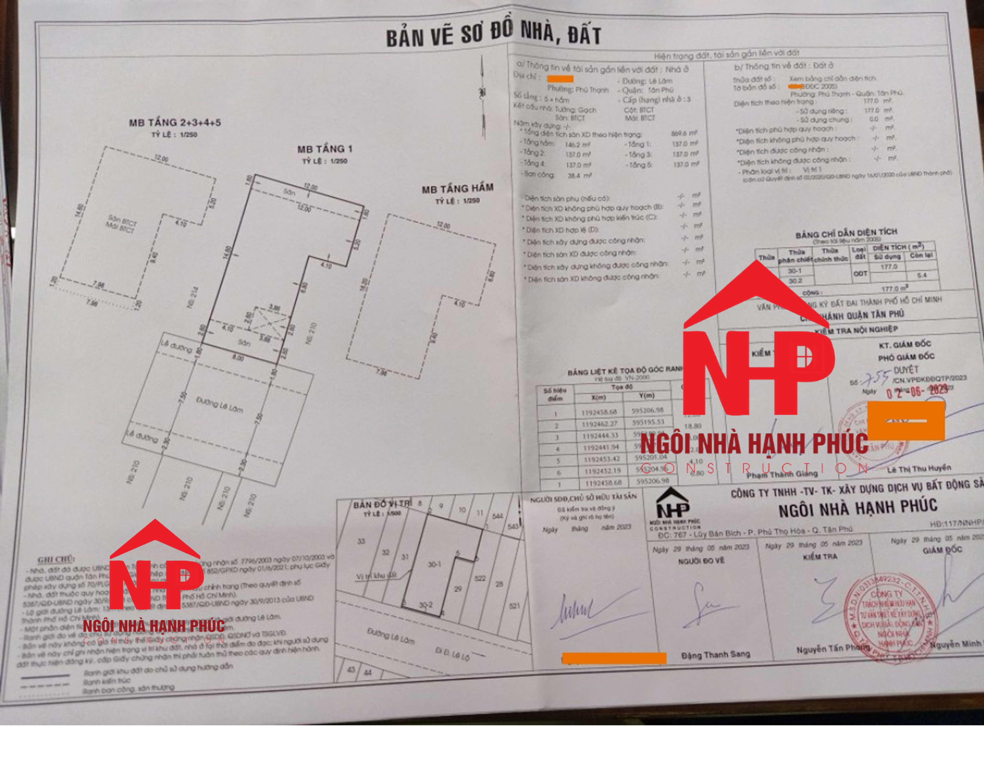 BẢN VẼ DUYỆT NỘI NGHIỆP