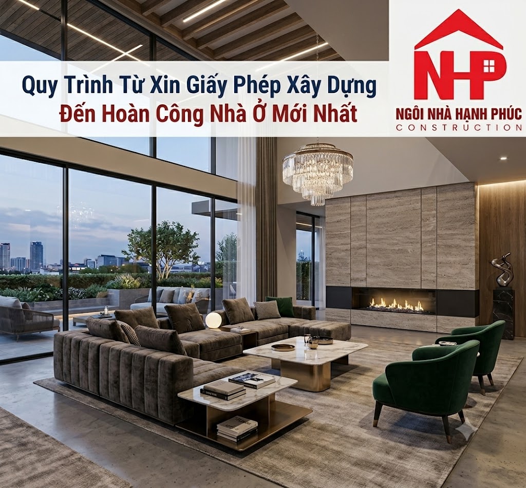 Quy Trình Từ Xin Giấy Phép Xây Dựng Đến Hoàn Công Nhà Ở Mới Nhất